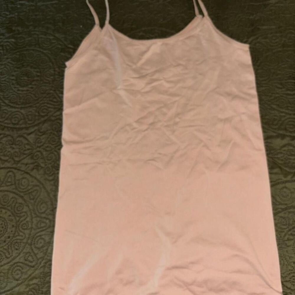 Unbranded Women's Pink and White Vest